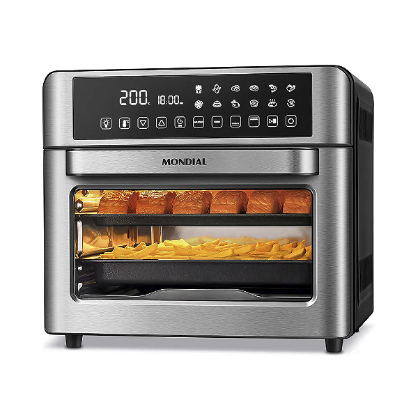 FORNO ELÉTRICO MONDIAL AIRFRYER 25L 2000W AFO25LBI 127V