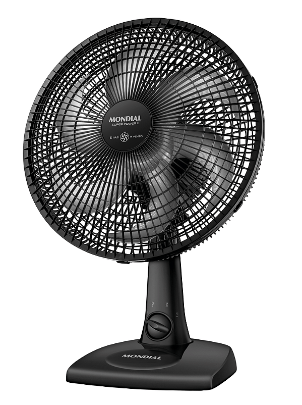 Ventilador de Mesa Nvsp-30-b2 Preto e Cinza 127v