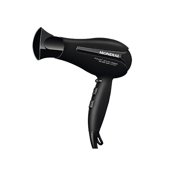 Secador de Cabelo Mondial Sc-13-bi 2200w Preto Bivolt