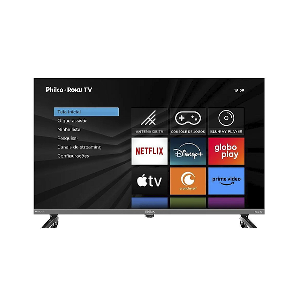 Smart Tv 43'' Philco Roku Tv Hdr10 Dolby Áudio P43kra