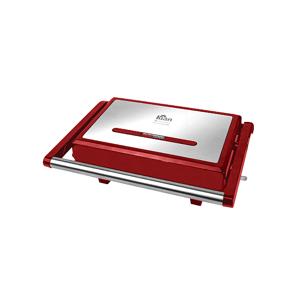 Sanduicheira Grill Kian Panini Vermelho 1200w 220v