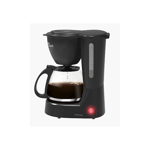Cafeteira Elétrica Kian 18 Xícaras 650w Cf102 Preto - 220v