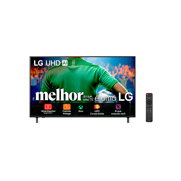 Smart Tv Lg 65 Polegadas Uhd Ua85 Ai 4k Hdr10 Pro