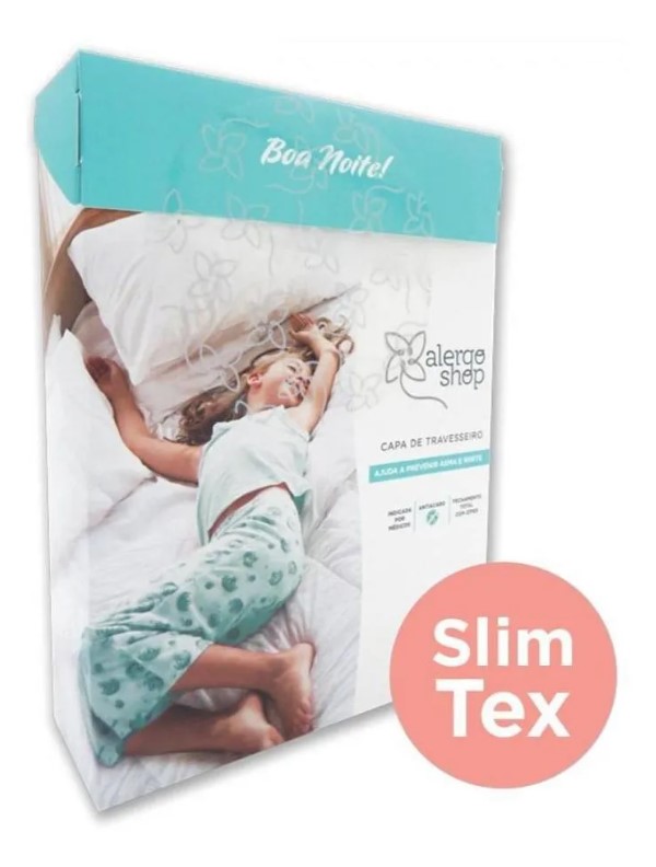 Capa Travesseiro Antiácaro Slim Tex 50x70cm