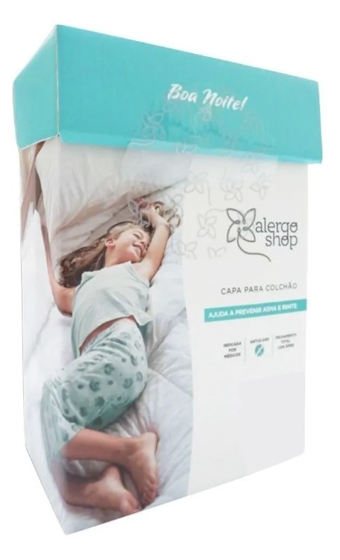 Capa Antiácaro Colchão Solteiro Slim Tex