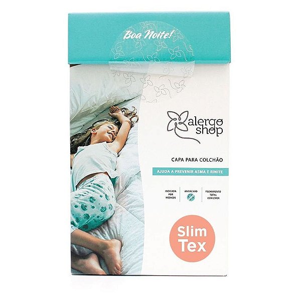 Capa Antiacaro Colchão Casal Slim Tex