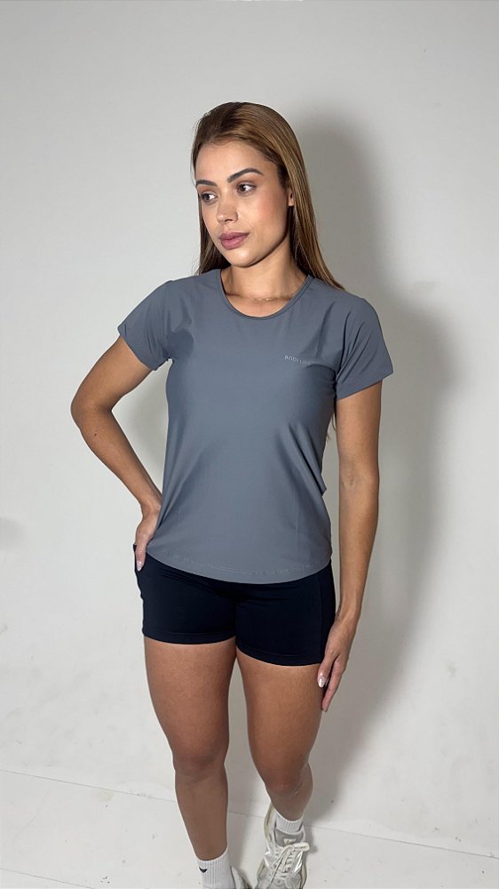 Baby look Poliamida UV - Grafite