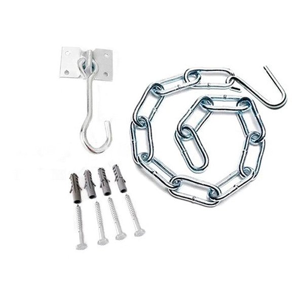 GANCHO REDE CADEIRA TETO 15CM MAIS CORRENTE EXTENSORA