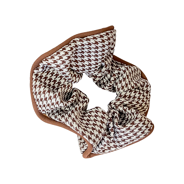 Scrunchie Celine Pied de Poule