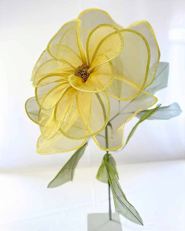 Flor em Organza - Bias