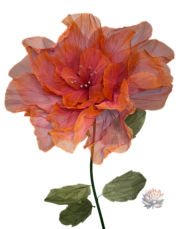 Flor em Organza - Exclusif