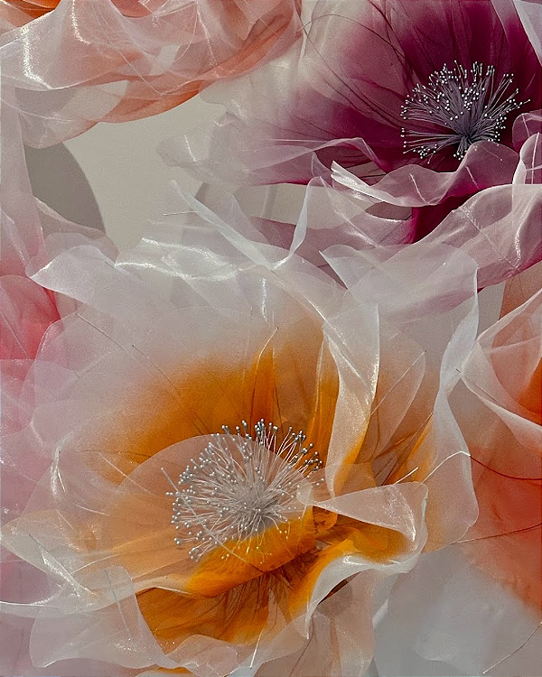 Flor em Organza - Center Colors