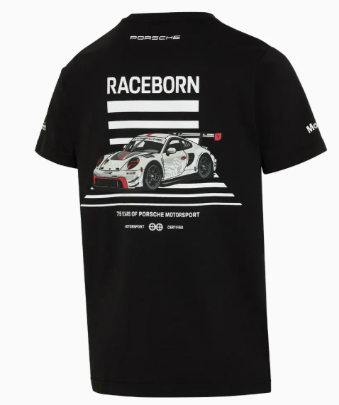 Camiseta - Porsche 75Y Motorsport ( preto )