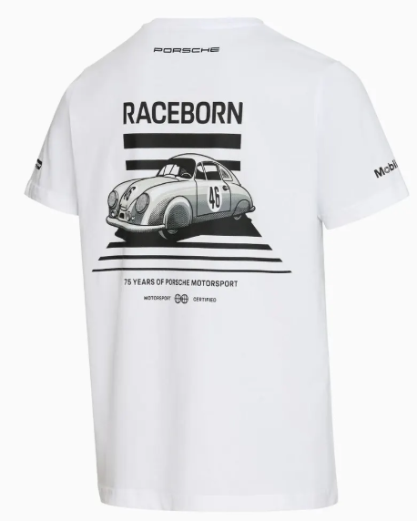 Camiseta-Porsche 75Y Motorsport ( branco )