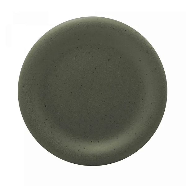 Jogo 6 Pratos Rasos de Cerâmica Mist Verde Matte 28cm