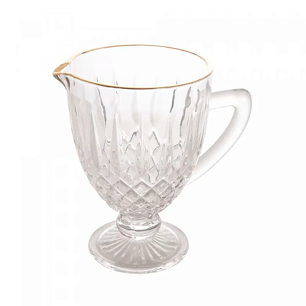 Jarra de Vidro com Fio Dourado Greek 1L