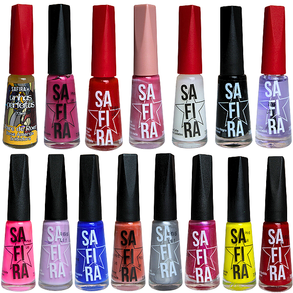 Kit 15 Esmaltes Profissional Qualidade Premium Manicure Promoção