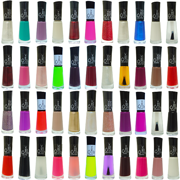 Kit Esmaltes Profissional Qualidade Top - 44 Cores Atacado