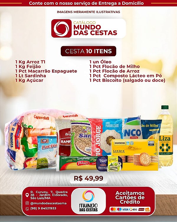 CESTA BASICA DE 10 ITENS