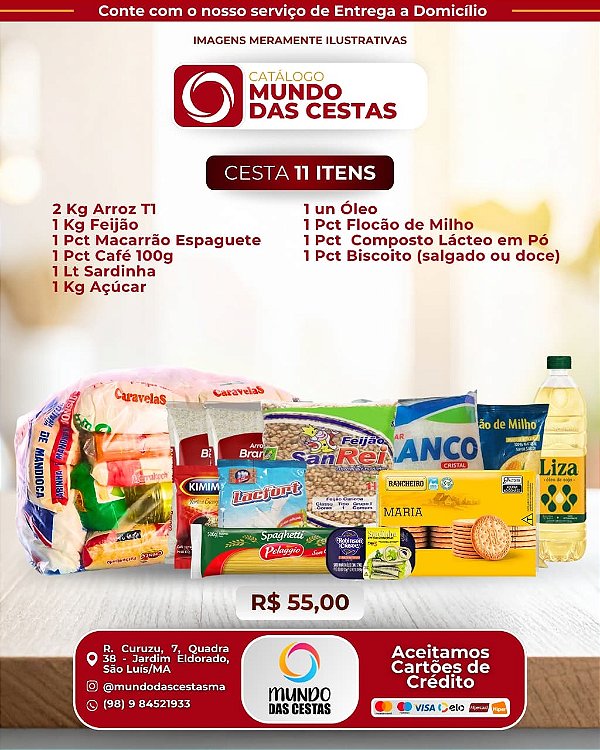 CESTA BASICA DE 11 ITENS