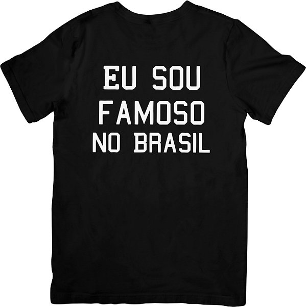 Camisa meme Eu sou Famoso no Brasil de Vincent Martella - O Chris e Greg