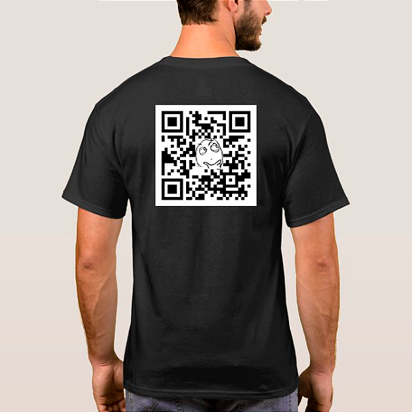 Camiseta QR Code surpresa
