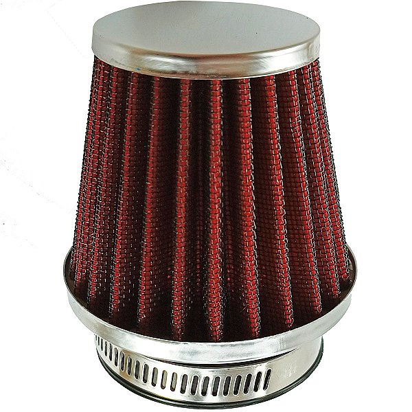 Filtro de ar esportivo 44mm CG125 CG150 Fan Titan Today CBX200 Strada XR200 RD125 RD135 XTZ250 Lander Tenere DT180 DT200