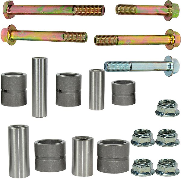 Kit bucha eixo quadro elástico balança completo pro link NX150 NX200 XR200 XLR125 com parafusos