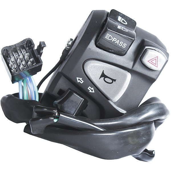 Interruptor chave de luz botão com pisca alerta lampejador CG150 CG160 Fan Titan Start modelo NC750