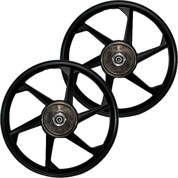 Par de rodas de alumínio liga leve freio a tambor CG150 Fan Titan ES KS 2004 a 2013 CG150 CG160 Start com rolamento