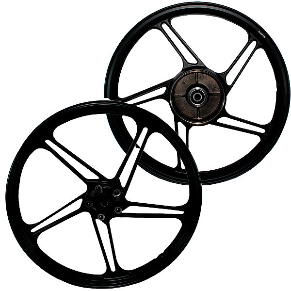 Par de rodas de alumínio liga leve freio a disco CG150 CG160 Fan Titan ESD EX 2014 em diante com rolamentos