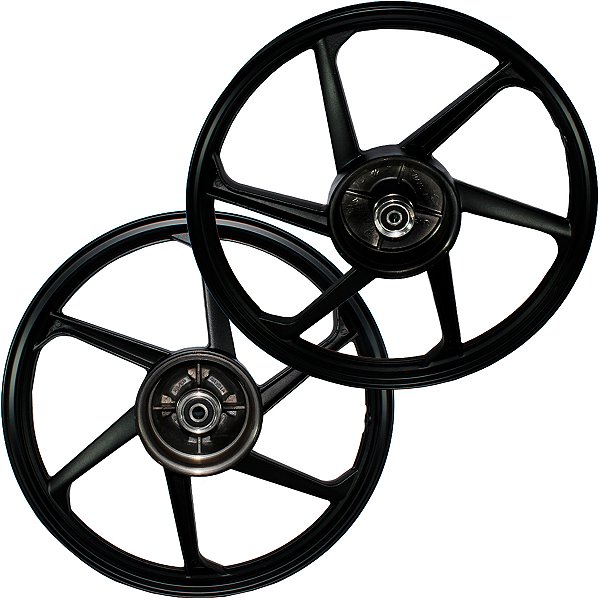 Par de rodas de alumínio liga leve freio a tambor CG125 Fan Titan KS KSE 2000 a 2008 com rolamentos