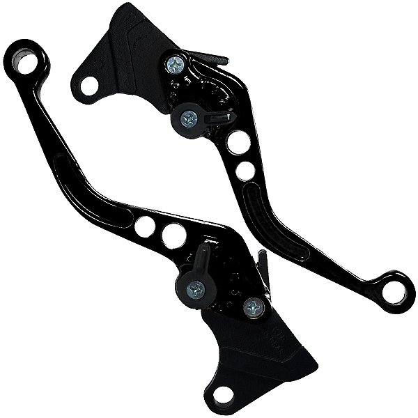 Manete de freio embreagem esportivo a tambor YBR125 Factor 2000 a 2016 par