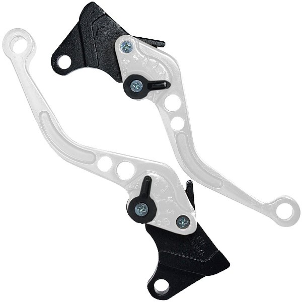 Manete de freio embreagem esportivo a tambor YBR125 Factor 2000 a 2016 par