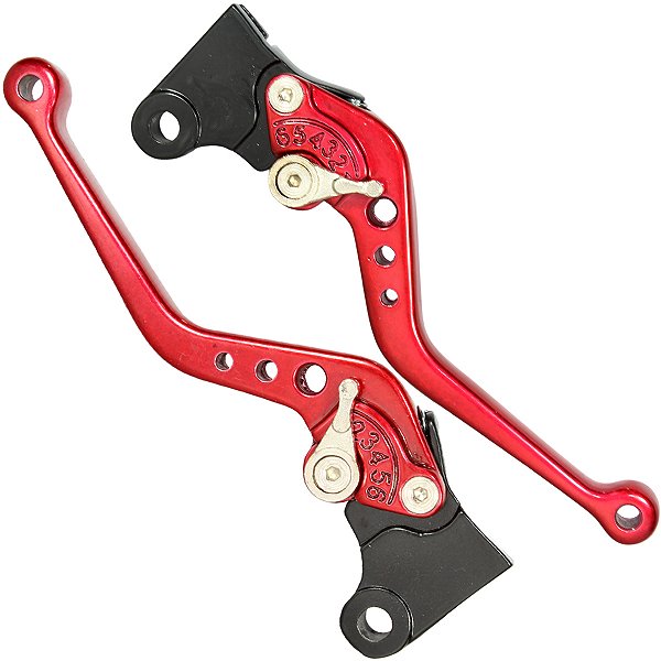 Manete de freio embreagem esportivo a tambor CG125 1992 a 2018 CG150 Fan Titan CG160 Start Pop100 Pop110 par