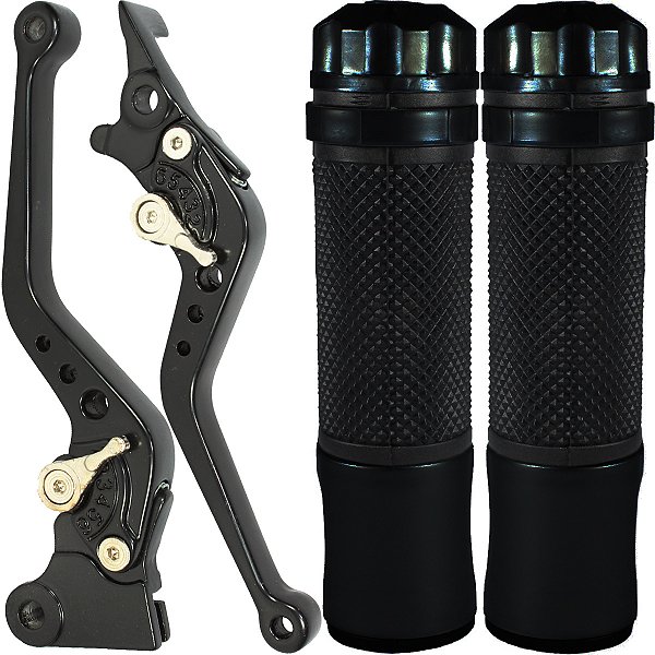 Manete de freio embreagem esportivo a disco CG125 CG150 CG160 Fan Titan Sport 2000 em diante com manopla par