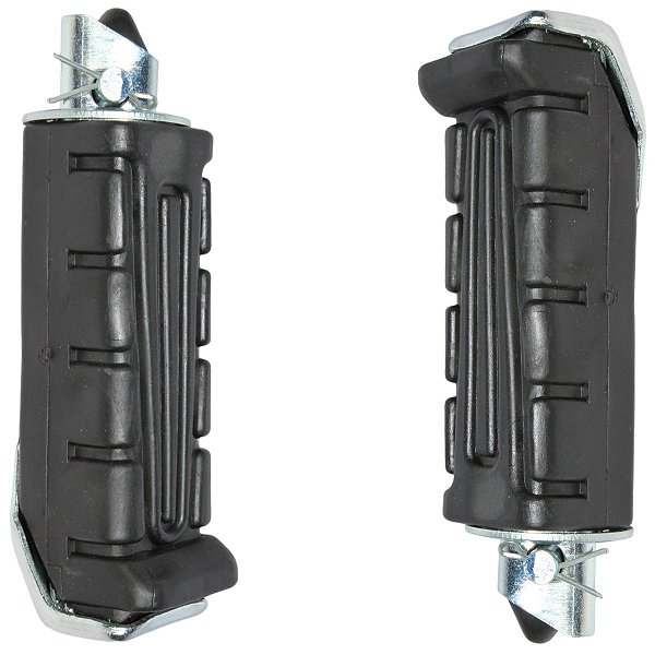 Par de pedaleira traseira direita esquerda completa YBR125 YBR150 Factor XTZ125 YS150 Fazer XTZ250 Lander Tenere