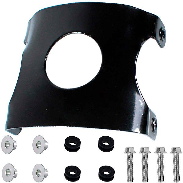 Suporte do paralama dianteiro CBX150 Aero CBX200 Strada 1988 a 2003 aranha com parafusos coxim e bucha de fixação