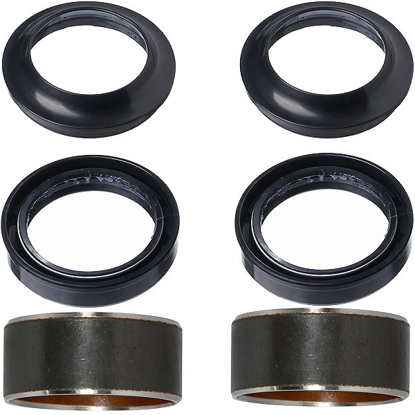 Kit bucha interna deslizante do garfo bengala CG160 Fan Titan Start 2018 em diante bronzina com retentor e guarda pó
