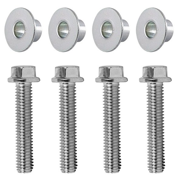 Kit 4 coxim parafusos zincados buchas fixação paralama dianteiro YBR125 Factor YBR150 Factor YS150 Fazer