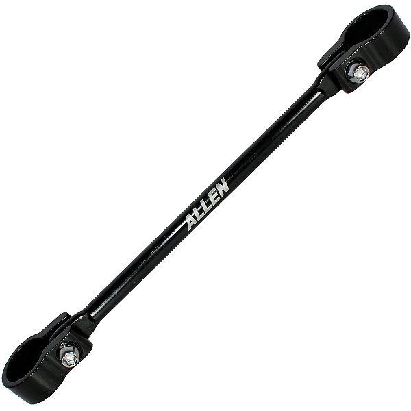 Travessa barra barrinha de guidão moto de alumínio CG125 CG150 CG160 Fan Titan Start Sport Today Pop YBR125 Yes125 preto