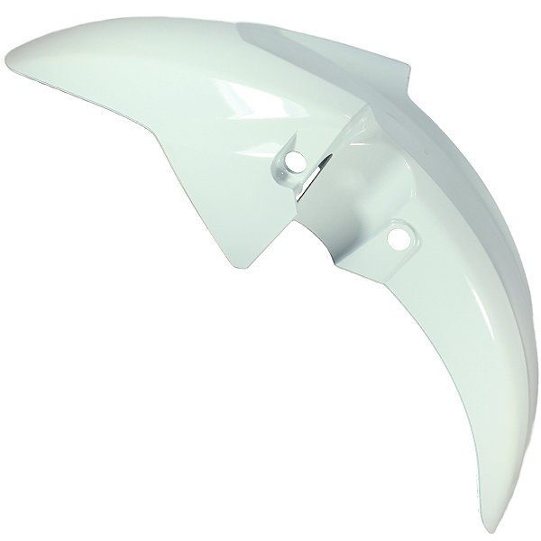 Paralama dianteiro CG125 Fan 2014 a 2018 CG150 Fan Titan Start 2014 a 2015 CG160 Fan Titan Start 2016 em diante branco