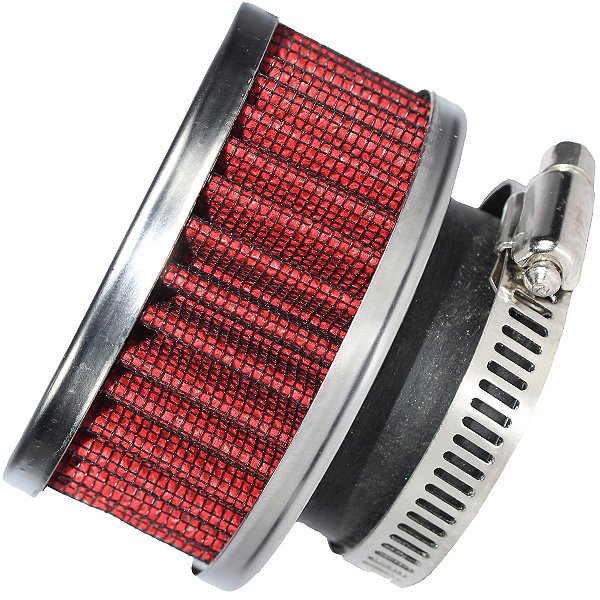 Filtro de ar esportivo 44mm CG125 CG150 Fan Titan Today CBX200 Strada XR200 RD125 RD135 XTZ250 Lander Tenere DT180 DT200