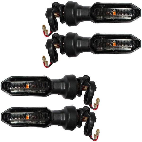 Kit 4 pisca led Modelo CB250F para CG125 CG150 Fan Titan CB300 XRE300 CBX250 Twister NXR125 NXR150 NXR160 Bros XRE190 fu