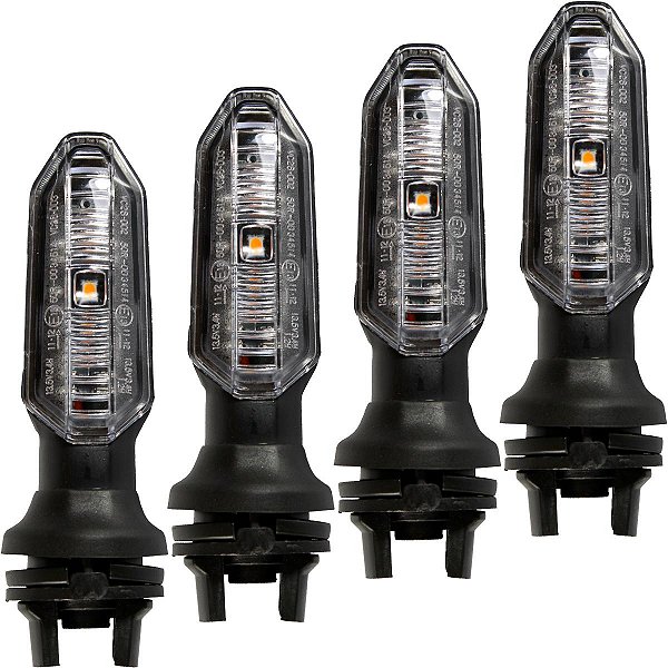 Kit 4 pisca led CB250F Twister 2019 em diante Universal CG125 CG150 CG160 Fan Titan Start 2014 em diante