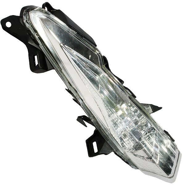 Pisca seta dianteiro direito Biz110 Biz125 2018 em diante cristal