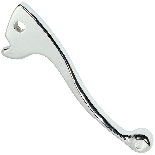 Manete de freio curto mini a disco YBR125 Factor ED 2009 a 2013 cromado