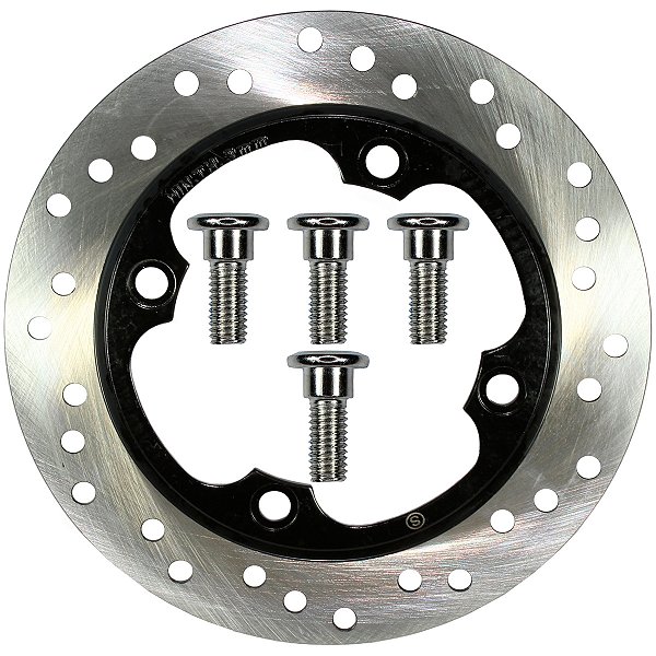 Disco de freio traseiro NXR160 Bros XRE190 XRE300 NX400 Falcon CB600F Hornet CBR450SR CRF250F DR160 com parafusos