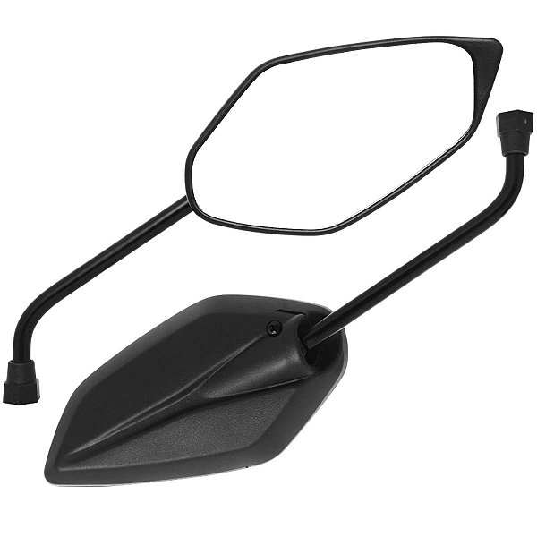 Retrovisor espelho moto YS150 YS250 FZ250 Fazer 2016 em diante XTZ150 Crosser YBR150 Factor Lente plana Yamaha Par