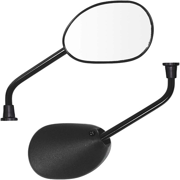 Retrovisor espelho moto Biz125 2018 em diante Lente plana Honda Par